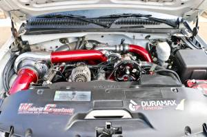 Wehrli Custom Fabrication - WCFab Duramax Twin CP3 Mount Bracket for AC Location (Deletes AC Compressor) - WCF204-8 - Image 1