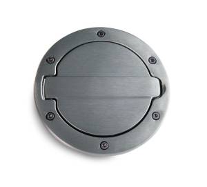 AMP Research - AMP Research 2007-2017 Jeep Wrangler JK 2/4 Door Fuel Door - Brushed - 73000-00A - Image 4