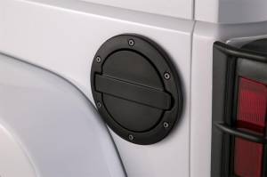 AMP Research - AMP Research 2007-2017 Jeep Wrangler JK 2/4 Door Fuel Door - Black - 73000-01A - Image 8