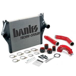 Banks Power - Banks Power Intercooler Upgrade Includes Monster-Ram intake elbow and Boost Tubes (red powder-coated) - 25981 - Image 1