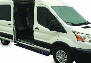 AMP Research - AMP Research 2007-2018 Mercedes-Benz 2-Sided Sprinter PowerStep Plug N Play - Black - 76263-01A - Image 2