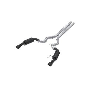 MBRP - MBRP Exhaust 3in. Cat Back; Dual Split Rear; Street Version; 4.5in. tips; Black Coated - S7239BLK - Image 1