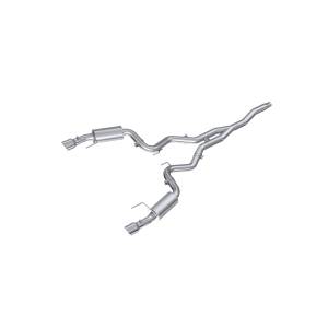 MBRP - MBRP Exhaust 3in. Cat Back; Dual Split Rear; Street Version; 4.5in. tips AL - S7274AL - Image 1