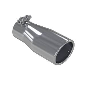 MBRP - MBRP Exhaust Tip; 3 in. O.D. Oval 2in. inlet 7 1/16in. length; T304 - T5116 - Image 1