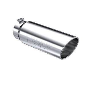 MBRP - MBRP Exhaust Tip; 6in. O.D.; Angled Rolled End; 5in. inlet 18in. in length; T304 - T5125 - Image 1