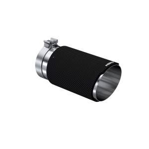 MBRP - MBRP Exhaust Tip; 6in. O.D. Dual Walled Angled Cut End 5in. inlet 12in. length; T304 CF - T5075CF - Image 1
