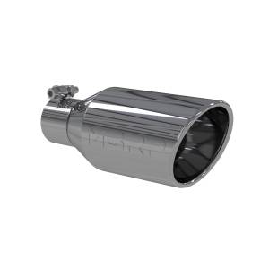MBRP - MBRP Exhaust Tip; 4 1/2in. O.D.; SW Angle Rolled End; 2 1/2in. inlet 11in. in length; T304 - T5160 - Image 1