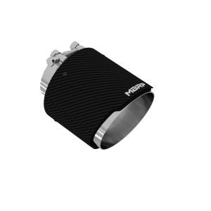 MBRP - MBRP Exhaust Tip; 5in OD Out; 3in ID; 6.13in Length; Angle Cut; Dual Wall; Carbon Fiber - T5184CF - Image 1