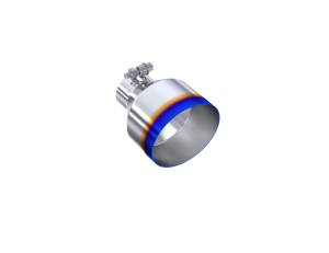 MBRP - MBRP Exhaust Tip; 5in OD Out; 2.5in ID; 6.5in Length; Angle Cut; Single Wall; T304 BE - T5190BE - Image 1