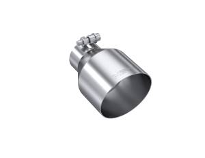 MBRP - MBRP Exhaust Tip; 4.5in OD Out; 2.5in ID; 6.5in Length; Angle Cut; Single Wall; T304 - T5191 - Image 1
