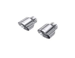 MBRP - MBRP Exhaust 5in. OD, SEC 70 inlet, 7.7in. in length, Dual Wall, Angle Cut, Tip Pairs. - T5197 - Image 1
