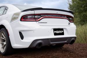 MBRP - MBRP Exhaust 5in. OD, SEC 70 inlet, 7.7in. in length, Dual Wall, Angle Cut, BLK Tip Pairs. - T5197BLK - Image 2