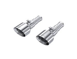 MBRP - MBRP Exhaust 5in. OD Dual Wall Angle Cut Exhaust Tips, Sold in Pairs. - T5199 - Image 1