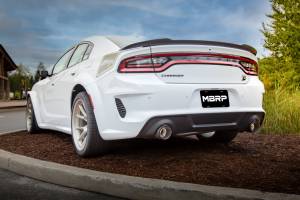 MBRP - MBRP Exhaust 5in. OD, SEC 70 inlet, 7.7in. in length, Dual Wall, Angle Cut, CF Tip Pairs. - T5197CF - Image 2