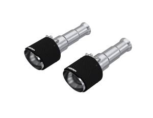 MBRP - MBRP Exhaust 5in. OD Dual Wall Angle Cut Carbon Fiber Exhaust Tips, Sold in Pairs. - T5200CF - Image 1