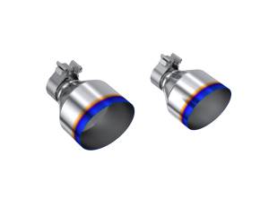 MBRP - MBRP Exhaust Tip T5202BE, 5in OD Out, 2.125in ID, 7.25in Length, Single Wall, Burnt End. - T5202BE - Image 1