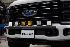MBRP - MBRP Black-Coated Bumper Light Mounting Bar, - SL5247-02 - Image 5