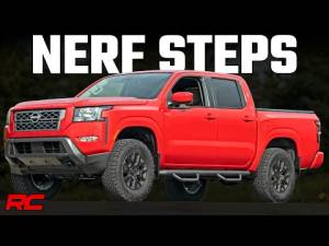 Rough Country - Rough Country Nerf Steps Cab Length Crew Cab Nissan Frontier 2WD/4WD (05-23) - RCN2273CC - Image 2