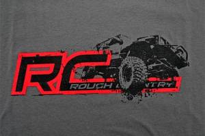 Rough Country - Rough Country Short Sleeve T 100 Percent Preshrunk Cotton Front RC logo w/Jeep XJ Back Blank Size 3XLarge Color Grey - 84065 - Image 2
