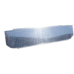MBRP Exhaust Checker Plate Cover to Conceal "T" Pipe in Bed BB0003