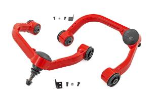 Rough Country - Rough Country Red Forged Upper Control Arms 3 Inch Lift Ford F-150 4WD (2021-2026) - 41400RED - Image 1