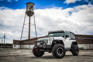 Rough Country - Rough Country Jeep Wheel to Wheel Nerf Steps 12-18 Wrangler JK 2 Door - RCJ1246 - Image 4