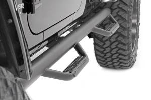 Rough Country - Rough Country Jeep Wheel to Wheel Nerf Steps 07-18 Wrangler JK 4 Door - 90764 - Image 1