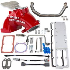 Banks Power - Banks Power 07.5-12 Ram Cab Chassis 6.7L Diesel Monster-Ram Intake System w/Fuel Line - Red - 42806-R - Image 3