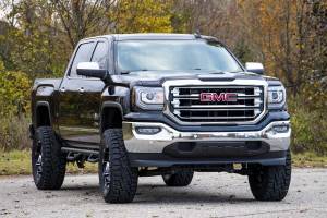 Rough Country - Rough Country Wheel to Wheel Nerf Steps 14-18 Silverado/Sierra 1500 Crew Cab 5 Foot 8 Inch Bed - RCC1489CC - Image 3