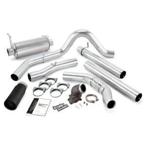 Banks Power - Banks Power 99 Ford 7.3L w/Cat Conv Monster Exhaust w/ Power Elbow - SS Single Exhaust w/ Black Tip - 48658-B - Image 2