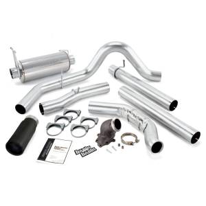Banks Power - Banks Power 99 Ford 7.3L w/Cat Conv Monster Exhaust w/ Power Elbow - SS Single Exhaust w/ Black Tip - 48658-B - Image 3