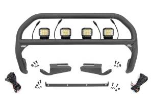 Rough Country - Rough Country Nudge Bar 3 Inch Wide Angle Led (x4) Oe Modular Steel Ford Bronco (21-25) - 51105 - Image 1