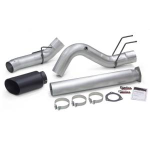 Banks Power - Banks Power 2017 Ford 6.7L 5in Monster Exhaust System - Single Exhaust w/ Black Tip - 49795-B - Image 1