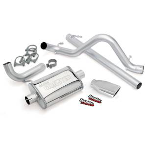 Banks Power 07-11 Jeep 3.8L Wrangler - 2dr Monster Exhaust System - SS Single Exhaust w/ Chrome Tip - 51321