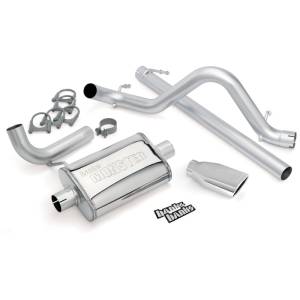 Banks Power - Banks Power 07-11 Jeep 3.8L Wrangler - 2dr Monster Exhaust System - SS Single Exhaust w/ Chrome Tip - 51321 - Image 2