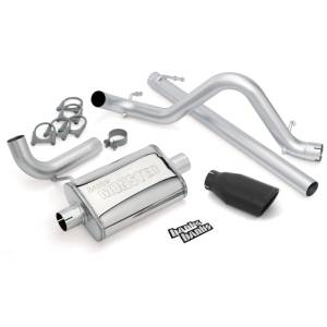 Banks Power - Banks Power 07-11 Jeep 3.8L Wrangler - 2dr Monster Exhaust System - SS Single Exhaust w/ Black Tip - 51321-B - Image 3