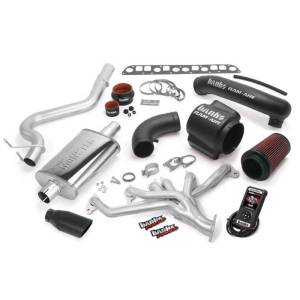 Banks Power - Banks Power 04-06 Jeep 4.0L Wrangler PowerPack System - SS Single Exhaust w/ Black Tip - 51335-B - Image 1