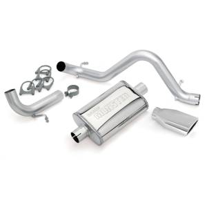 Banks Power 12-15 Jeep 3.6L Wrangler (All) - 2dr Monster Exh Sys - SS Single Exh w/ Chrome Tip - 51342