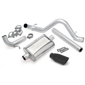 Banks Power - Banks Power 12-15 Jeep 3.6L Wrangler Unlimited - 4dr Monster Exh Sys - SS Single Exh w/ Black Tip - 51343-B - Image 3