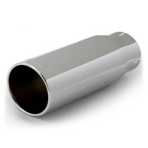 Banks Power - Banks Power Tailpipe Tip Kit - SS Round Straight Cut - Chrome - 3.5in Tube - 4.38in X 12in - 52922 - Image 2