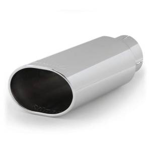 Banks Power - Banks Power Tailpipe Tip Kit - SS Obround Slash Cut - Chrome - 4in Tube - 5in X 6in X 14in - 52926 - Image 3