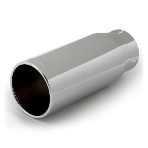 Banks Power - Banks Power Tailpipe Tip Kit - SS Round Straight Cut - Chrome - 4in Tube - 5in X 12.5in - 52930 - Image 2