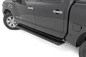 Rough Country - Rough Country HD2 Aluminum Running Boards Crew Cab Nissan Titan 2WD/4WD (2004-2024) - SRB041785A - Image 2