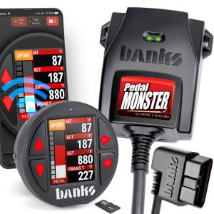 Banks Power - Banks Power Pedal Monster Kit Molex MX64 6-Way CONFIG 2 PM-03 w/iDash Data Pro 06-07 Chevy - 64318-P - Image 1