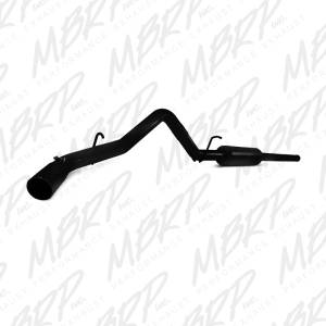 MBRP Exhaust 3" Cat Back, Single Side, Black Coated S5054BLK