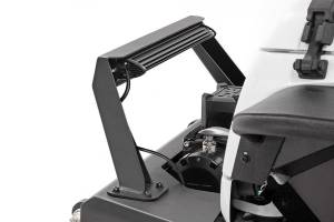 Rough Country - Rough Country Jeep Front Stubby LED Winch Bumper w/Hoop Black Series JK, JL, Gladiator JT - 11826 - Image 4