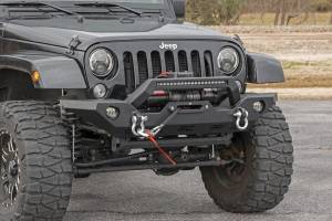 Rough Country - Rough Country Front Bumper Sport OE Fog Jeep Gladiator JT/Wrangler JK & JL/Wrangler Unlimited - 10596 - Image 1