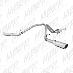 MBRP Exhaust 2 1/2" Cat Back, Dual Split Side, AL S5066AL