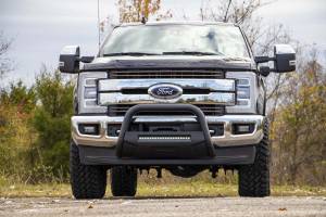 Rough Country - Rough Country Ford 17-20 F-250 Bull Bar w/LED Light Bar Black - B-F2017 - Image 4