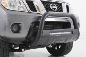 Rough Country - Rough Country Nissan 05-19 Frontier Bull Bar w/LED Light Bar Black - B-N4150 - Image 1